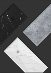 Base de douche en composite – Collection Marbrée